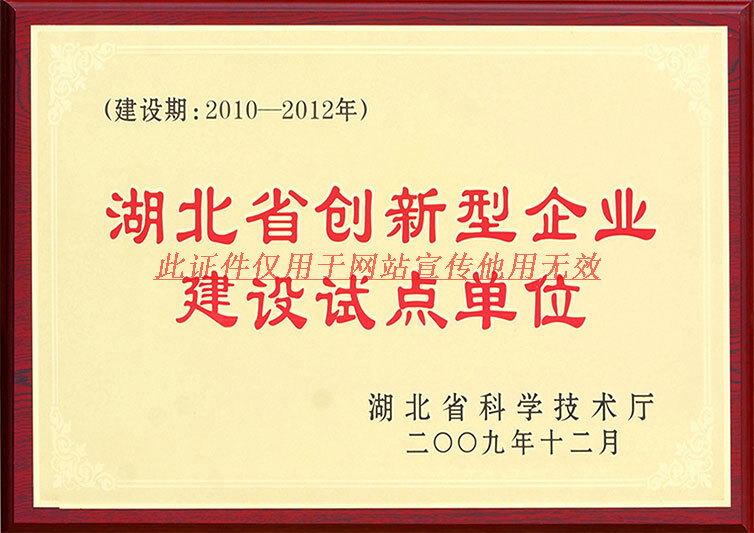 湖北省創(chuàng)新型企業(yè)試點(diǎn)單位